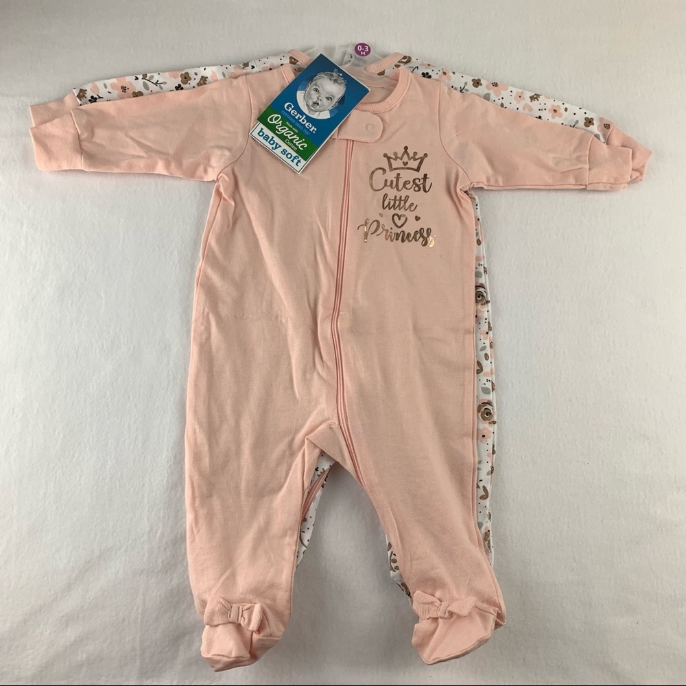 Gerber Organic Cotton Princess Baby Sleep-n-Play
